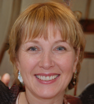 photo of middle-aged white woman with blonde hair